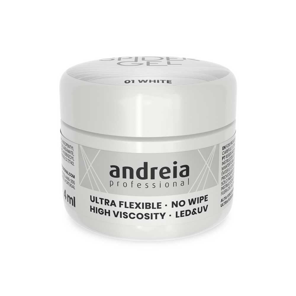 Andreia Professional Spider Gel - 01 Blanc 4ml