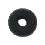 Sibel Anneau à chignon en nylon noir 9cm