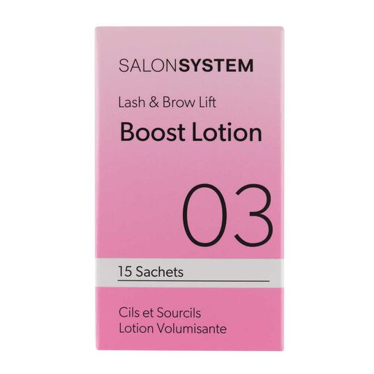Salon System Lash & Brow Lift &Eacute;tape 3 Lotion Volumisante Sachets 15&nbsp;pcs