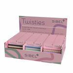 Sibel Twisties Haarelastiek Multicolor Display 30st