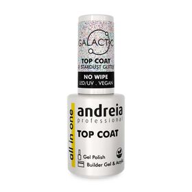 Andreia Professional All In One Gellak Topcoat - Galactic 01 Stardust Glitter 10.5ml