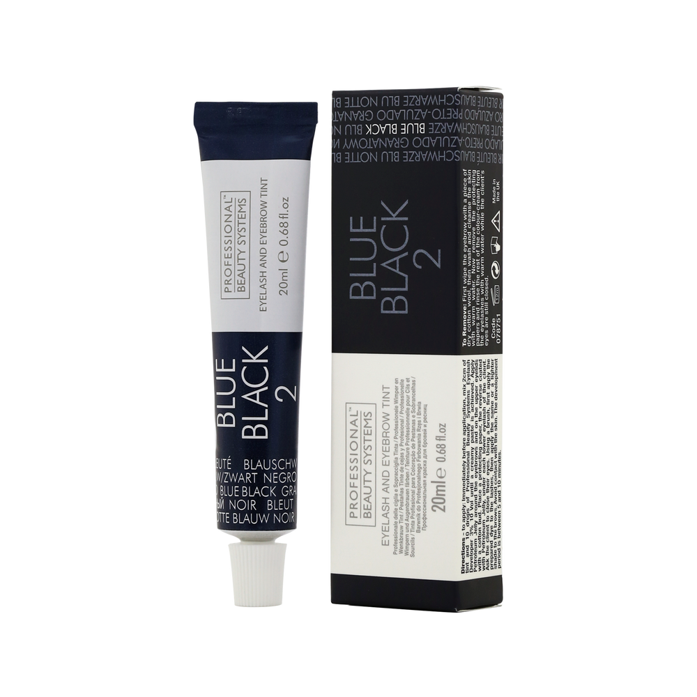 PBS Teinture Professionnelle pour Cils et Sourcils - Bleu Noir