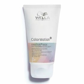 Wella Professionals ColorMotion+ Masque Structure+ révélateur de couleur pour cheveux colorés et abîmés 75ml