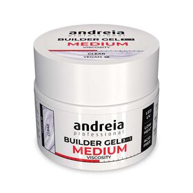 Andreia Professional Builder Gel 3 in 1 - Moyenne Viscosité - Transparent 44g