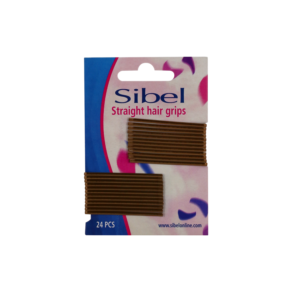 Sibel Pinces Droites Straight 50mm Marron 24pcs.