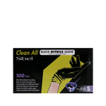Clean All Nitrile Handschoenen S Zwart x100