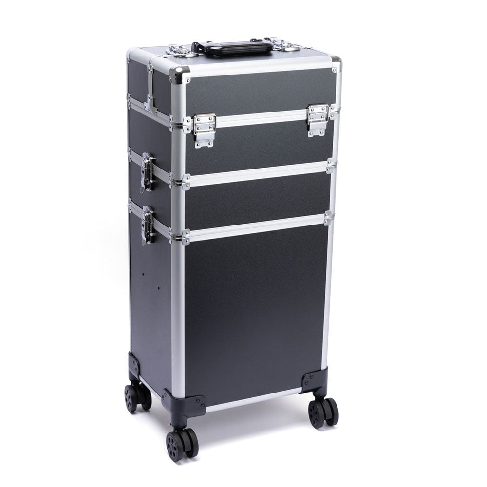 S-PRO Phoenix Trolleykoffer Zwart/Zilver