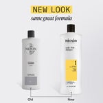 Nioxin System 1 Hoofdhuid + Haar Shampoo 1l