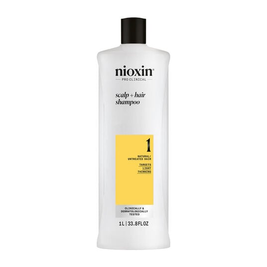 Nioxin System 1 Hoofdhuid + Haar Shampoo 1l
