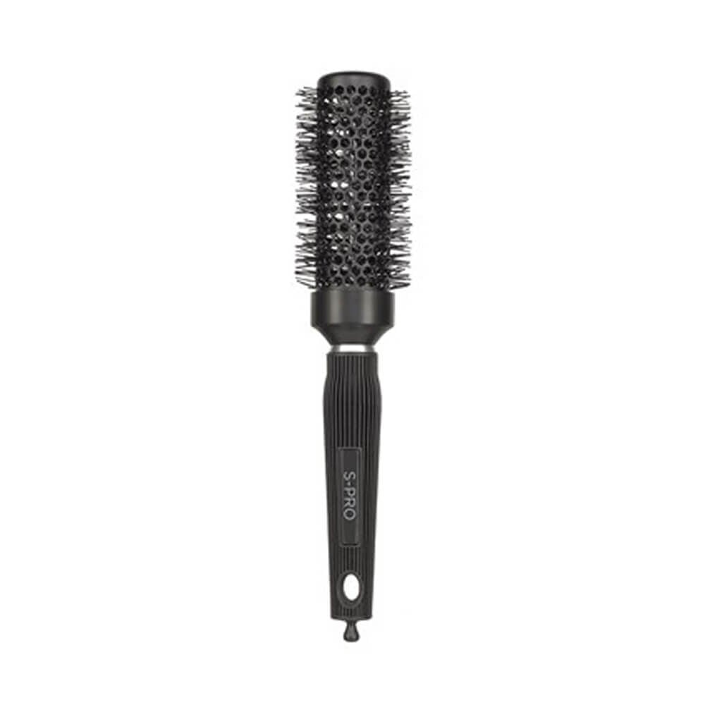 S-PRO Brosse Céramique Ionique 34mm Noire S-PRO Brosse Céramique Ionique 34mm Noire