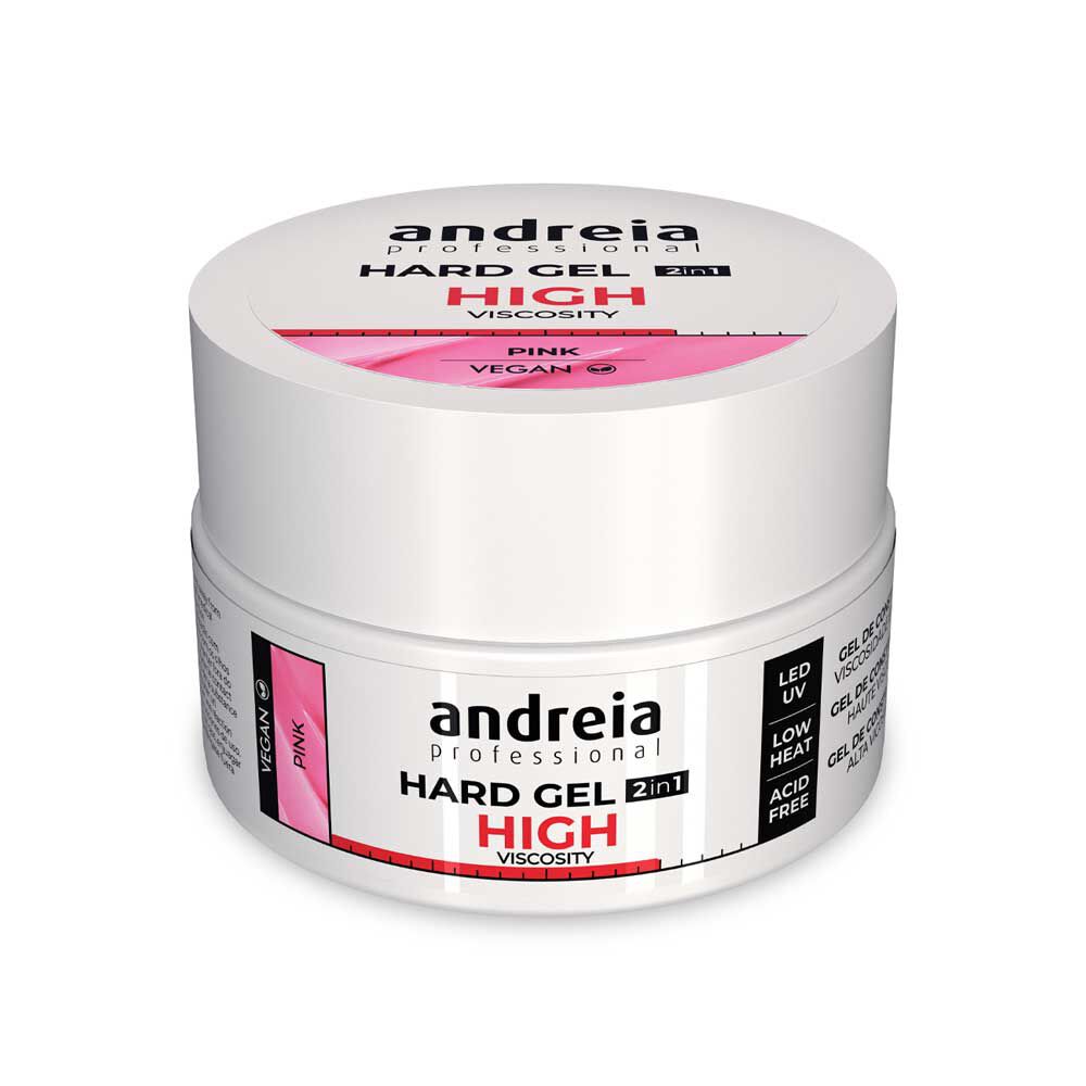 Andreia Professional Hard Gel 2 in 1 - Haute Viscosit&eacute; Rose 22g