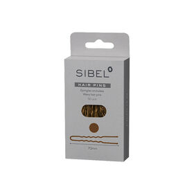 Sibel &Eacute;pingles En M&eacute;tal Ondul&eacute;es 50mm Marron 50pcs