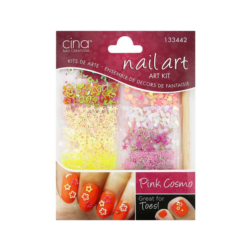 Cina Décors fantaisies Nail Art Pink Cosmo