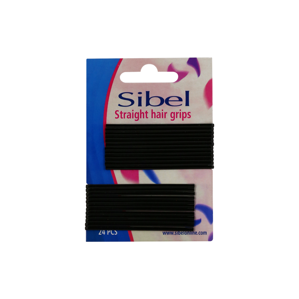 Sibel Pinces Droites Straight 70mm Noir 24pcs.