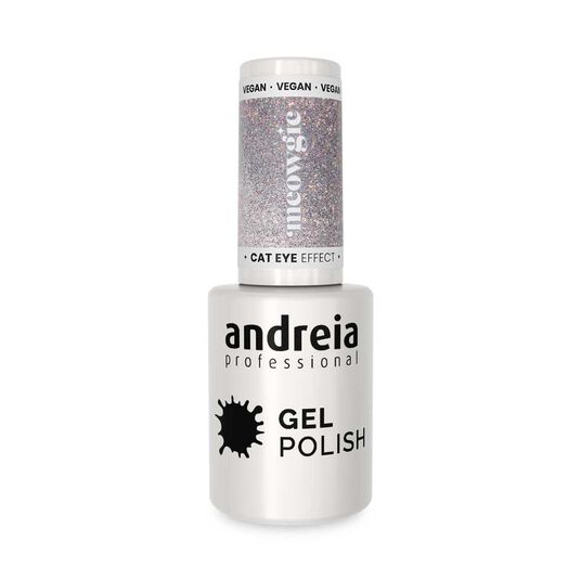 Andreia Professional Meowgic Cat Eye Effect Gel Poilsh - MC1 Argent&eacute; 10.5ml