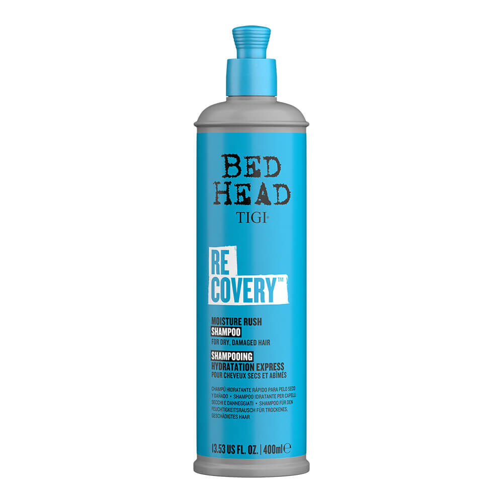 Tigi Bed Head Recovery Shampooing Hydratation Express Cheveux Secs et abîmés 400ml Tigi Bed Head Recovery Shampooing Hydratation Express Cheveux Secs et abîmés 400ml
