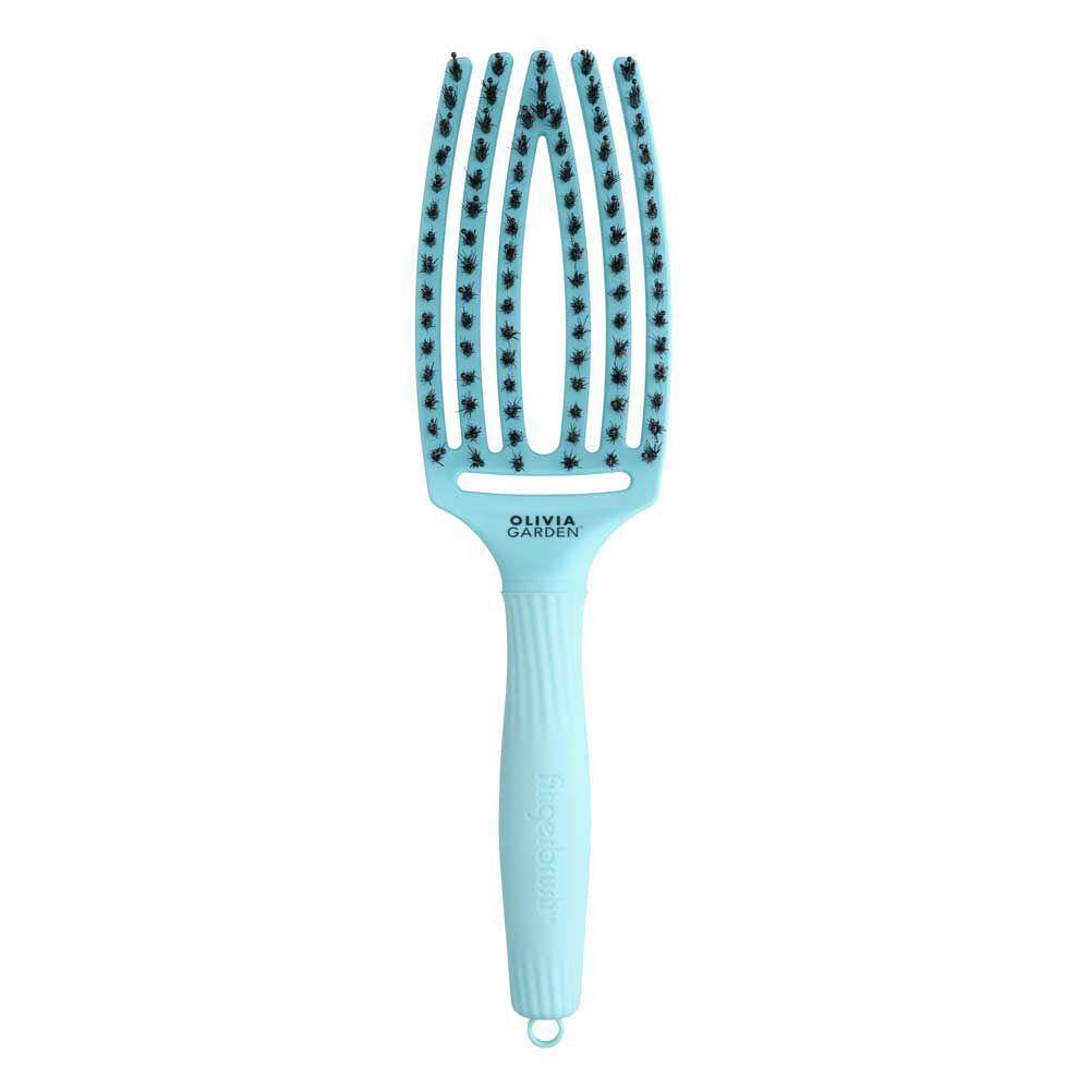 Olivia Garden Fingerbrush Care Dolce Vita Iconic Zwijnenhaar en Nylon Hemelsblauw Olivia Garden Fingerbrush Care Dolce Vita Iconic Zwijnenhaar en Nylon Hemelsblauw