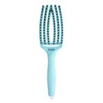Olivia Garden Fingerbrush Care Dolce Vita Iconic Zwijnenhaar en Nylon Hemelsblauw