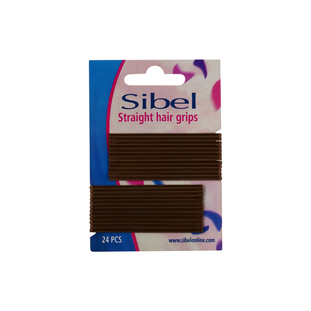 Sibel Pinces Droites Straight 70mm Marron 24pcs.