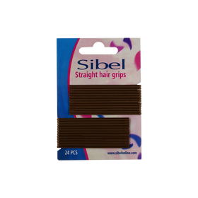 Sibel Pinces Droites Straight 70mm Marron 24pcs.