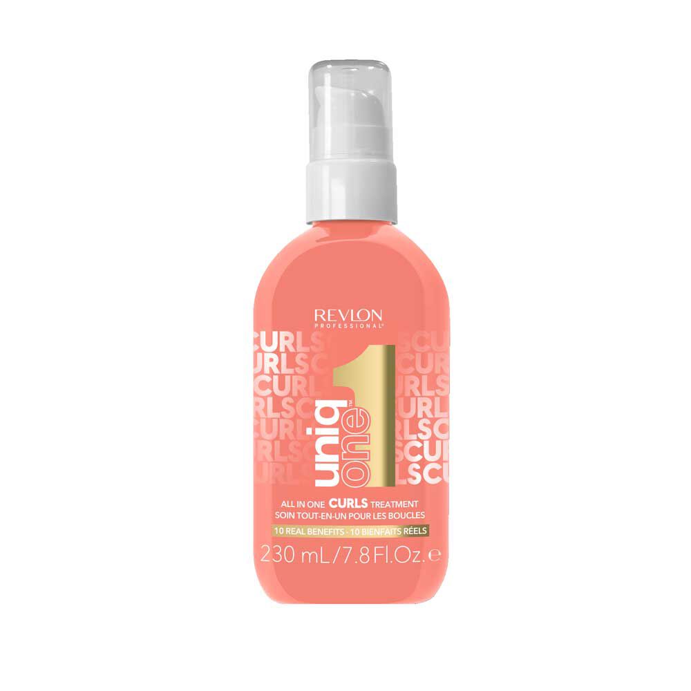 Revlon UniqOne Alles-in-één verzorging voor krullen zonder uitspoelen 230 ml Revlon UniqOne Alles-in-één verzorging voor krullen zonder uitspoelen 230 ml