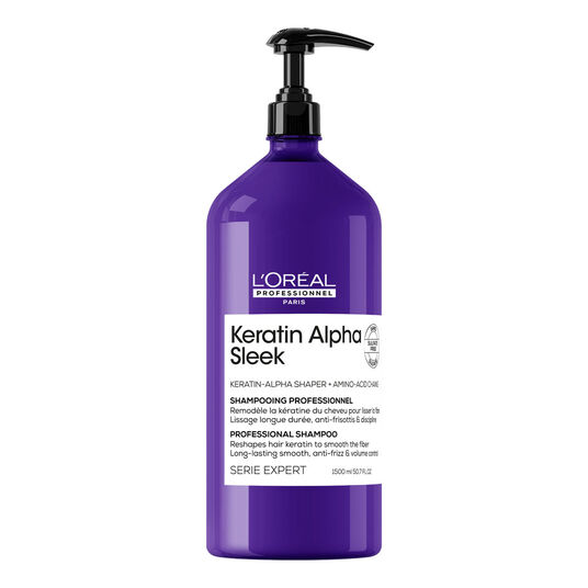 L'Or&eacute;al Professionnel S&eacute;rie Expert Keratin Alpha Sleek Shampoo 1.5L