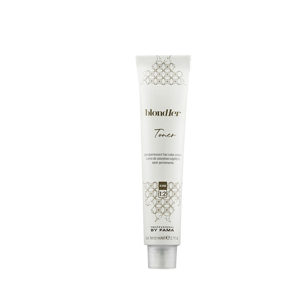 Professional by Fama Blondher Toner Demi-permanente haarkleuring crème - N. 0.12 80ml Professional by Fama Blondher Toner Demi-permanente haarkleuring crème - N. 0.12 80ml