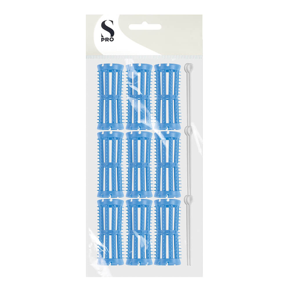 S-PRO Bigoudis en Plastique Mise en Plis Ø26mm x6