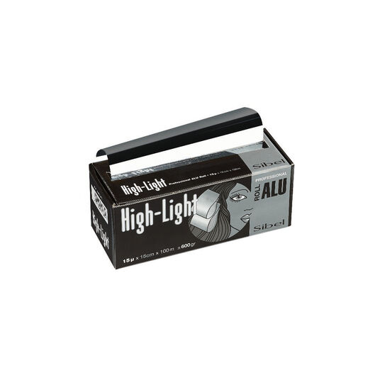 Sibel Papier Aluminium Argent&eacute; 15&micro; 15cmx100m