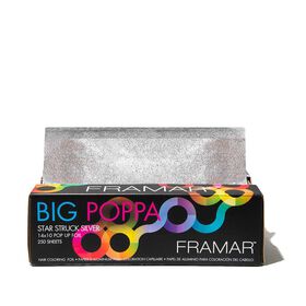 Framar Big Poppa Pop Up Aluminiumfolie Zilver 250st