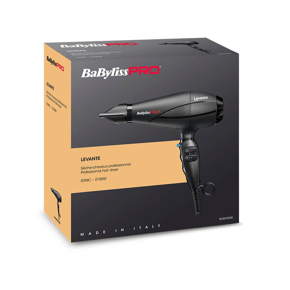 BaByliss PRO Seche Cheveux Levante Ionic 2100W BAB6950IE Produits professionnels Pro Duo