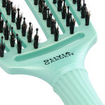 Olivia Garden Brosse Fingerbrush Care Iconique Sanglier & Nylon Lumière Arctique Turquoise