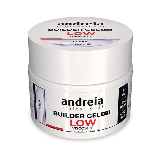 Andreia Professional Builder Gel 3 in 1 - Lage Viscositeit Transparant 44g