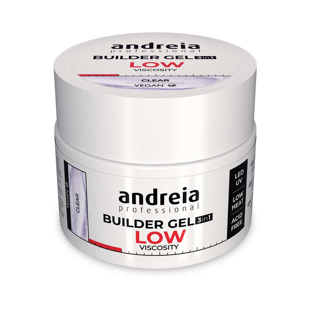Andreia Professional Builder Gel 3 in 1 - Lage Viscositeit Transparant 44g Andreia Professional Builder Gel 3 in 1 - Lage Viscositeit Transparant 44g