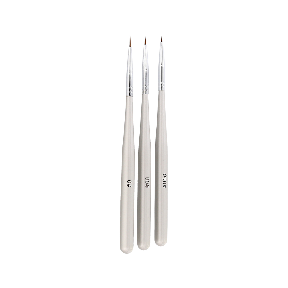 Jean Marin Set Pinceaux Nail Art 3pcs