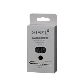 Sibel Metalen Pinnen Golvend 60mm Zwart 50 Stk