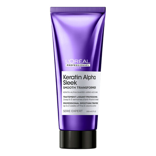 L'Or&eacute;al Professionnel S&eacute;rie Expert Keratin Alpha Sleek Smooth Transformer gladmakende behandeling 200ml