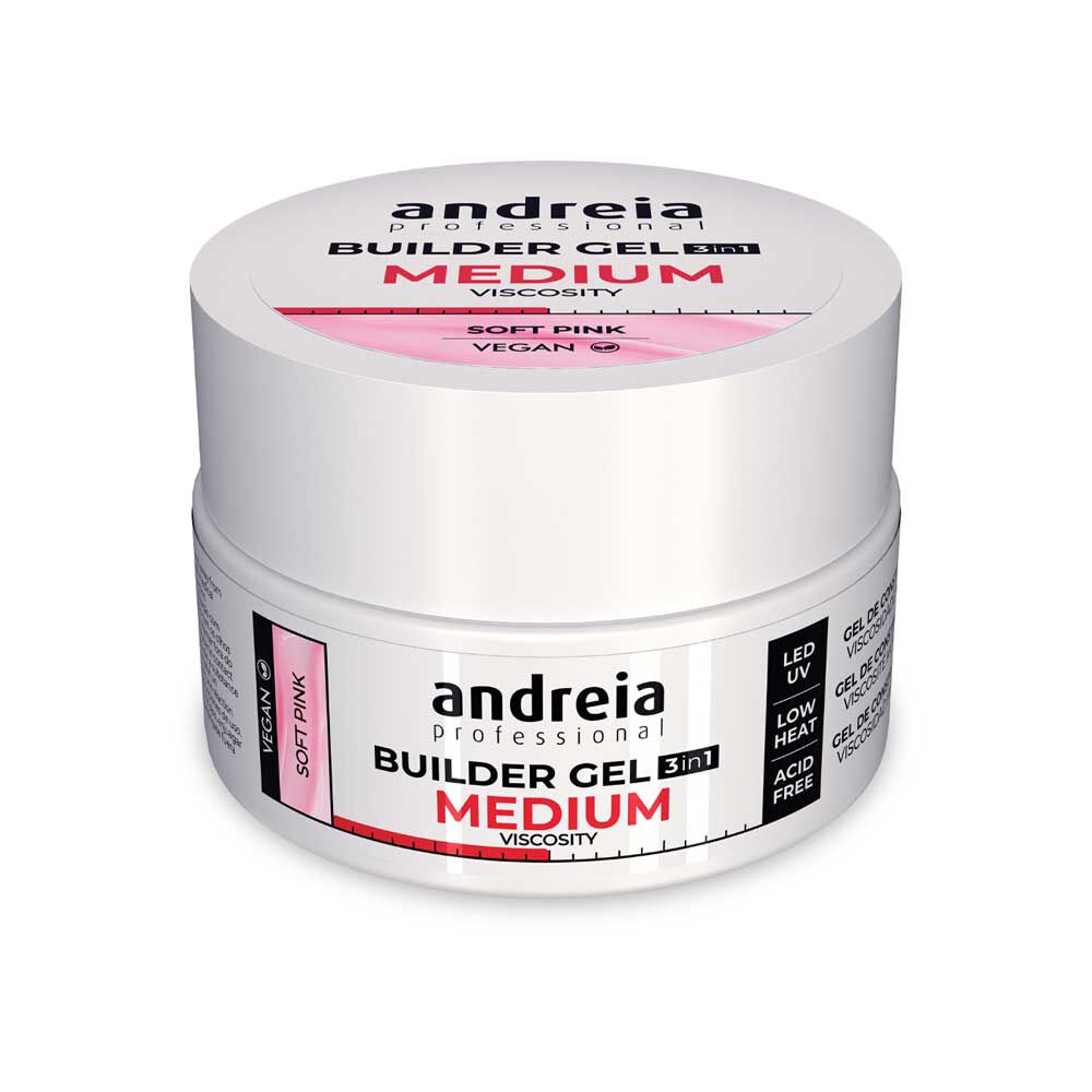 Andreia Professional Builder Gel 3 in 1 - Moyenne Viscosité - Rose doux 22g