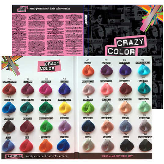 Crazy Color Nuancier coloration A4
