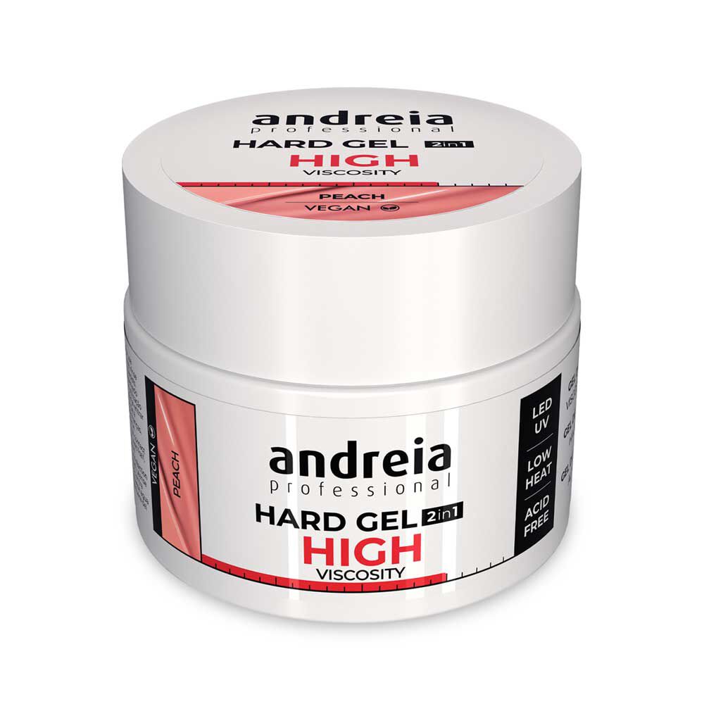 Andreia Professional Hard Gel 2 in 1 - Haute Viscosité Pêche 44g