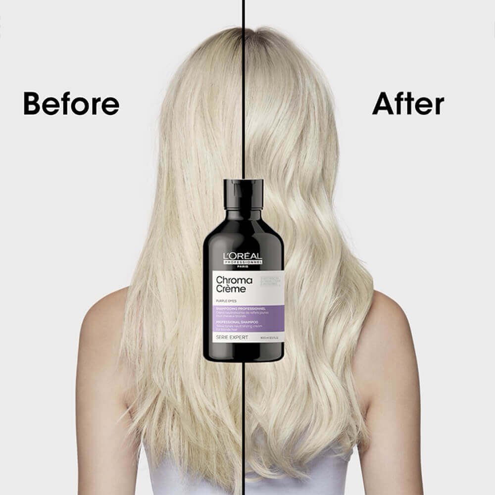 kousen knelpunt handtekening L'Oréal Professionnel Série Expert Chroma Crème Purple Shampoo 300ml |  Professionele Pro-Duo-producten