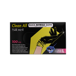 Clean All Nitrile Handschoenen L Zwart x100