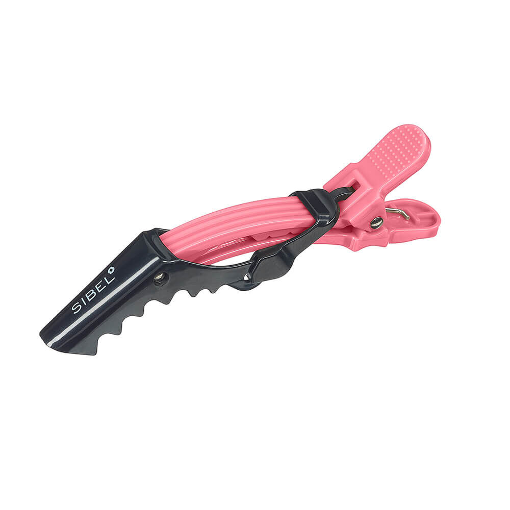 Sibel Section Clip Strong Set 4 st Roze