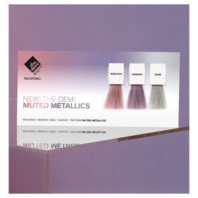 Paul Mitchell The Demi Muted Metallics Swatch Card