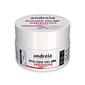 Andreia Professional Builder Gel 3 in 1 - Medium Viscositeit - Transparant 22g