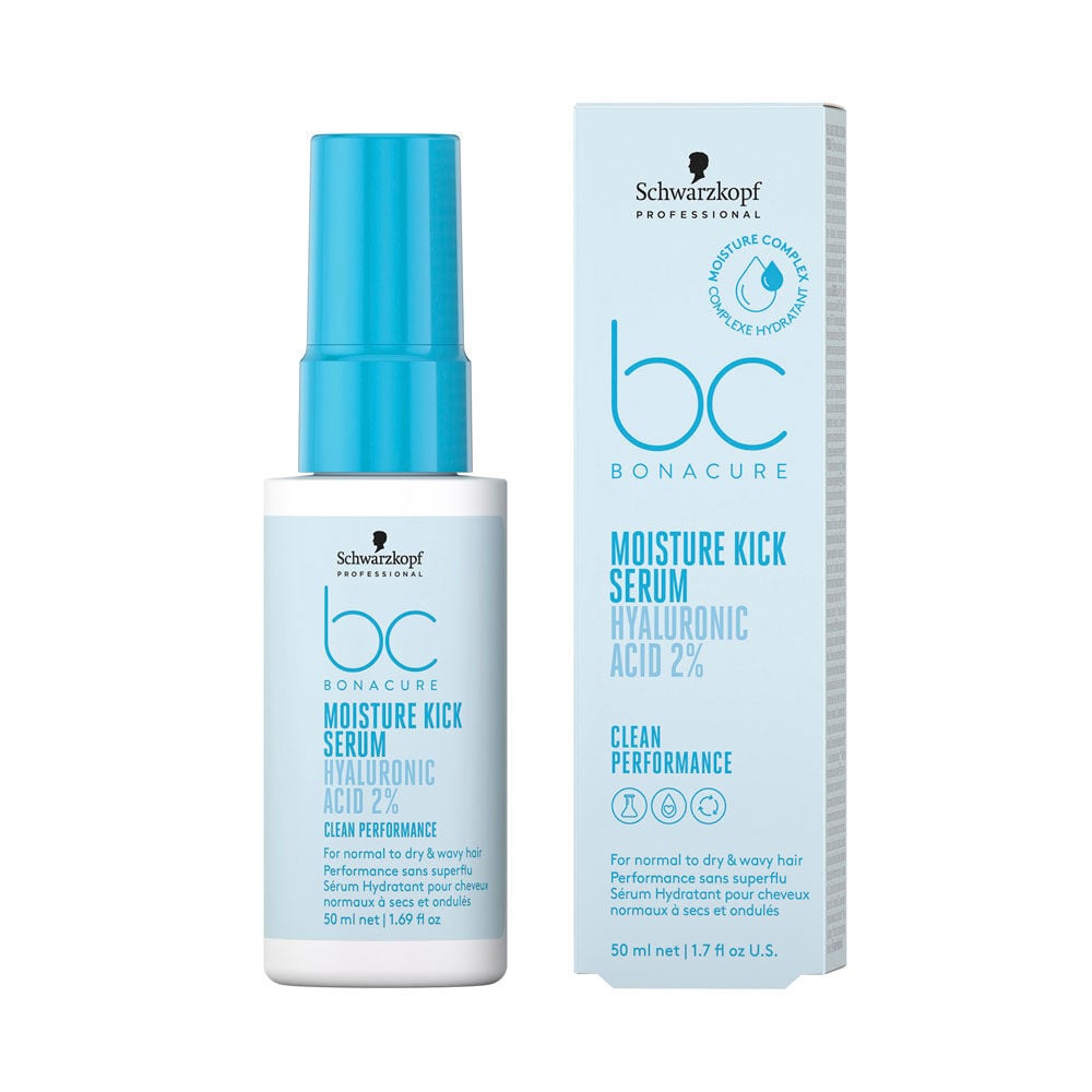 Schwarzkopf Professional Bonacure Moisture Kick S&eacute;rum &agrave; l&rsquo;acide hyaluronique 50ml