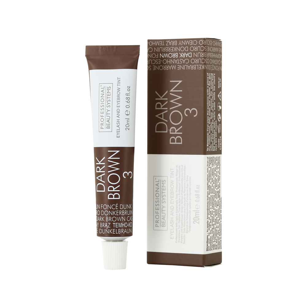 PBS Teinture Professionnelle pour Cils et Sourcils - Brun Foncé