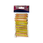 Sibel Permanentwikkels Kort 7mm Geel-Roze 12 Stk.