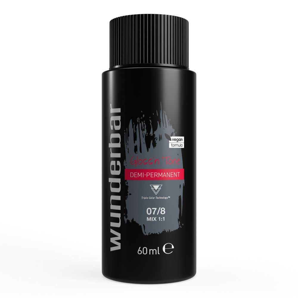 Wunderbar Gloss'n Tone Demi-Permanente Vloeibare Haarkleur 07/8 Middenblond Parel 60ml