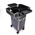 S-PRO Phoenix Trolleykoffer Zwart/Zilver